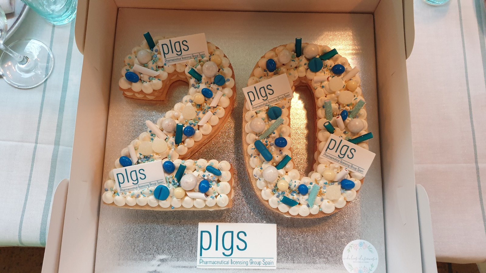 20 aniversario PLGS · catering personalizado